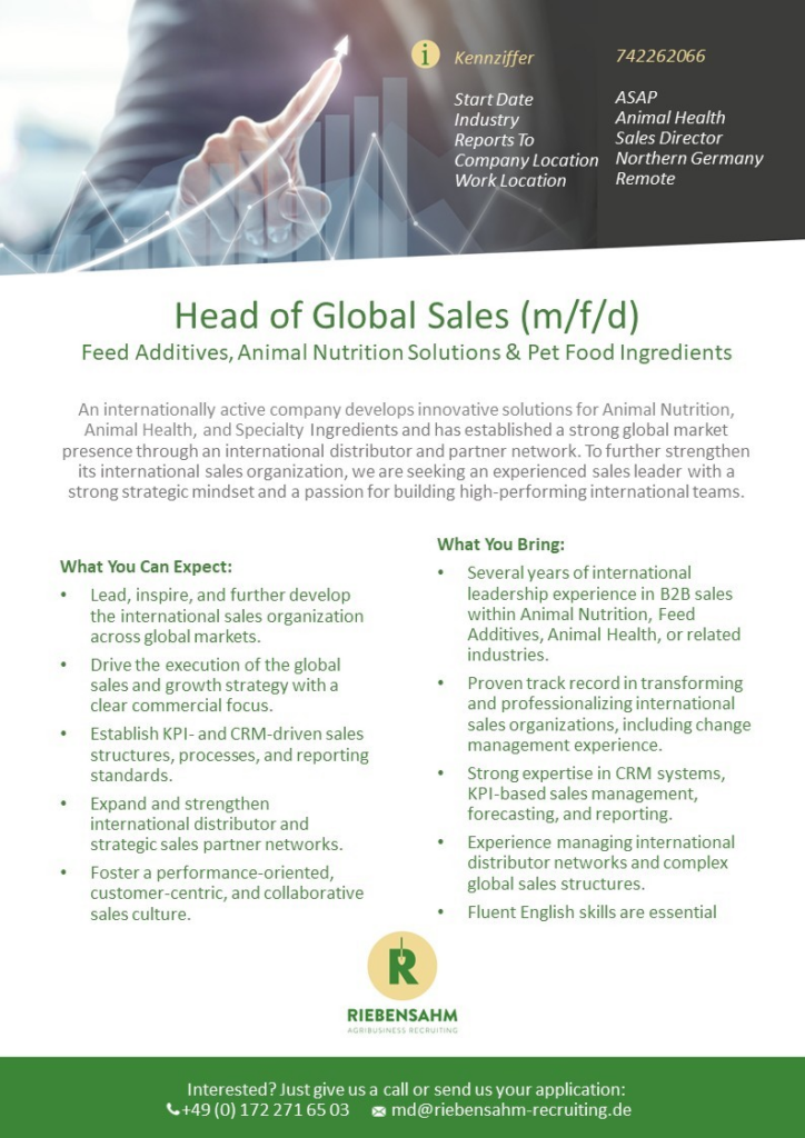 Head of Global Sales